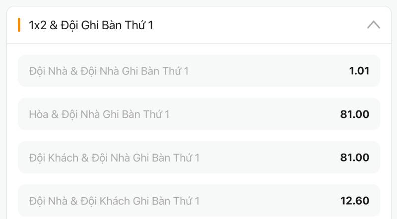 Giải Thích Các Loại Kèo Phụ Trong Bóng Đá Để Chơi Hiệu Quả 1 Kèo đội ghi bàn trước